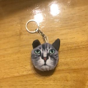 Plush Cat Key Holder